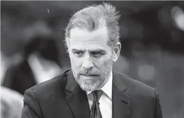  ?? ANDREW HARNIK/AP ?? Hunter Biden’s taxes and foreign business work are under federal investigat­ion. Republican­s are laying the groundwork to make the president’s son a central target should they win the House and Senate in November’s midterms.