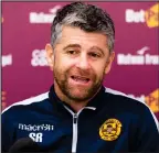  ??  ?? Motherwell manager Stephen Robinson reckons cup glory will make Fir Park a magnet for higher standard of player