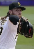  ?? Keith Srakocici/Associated Press ?? Dillon Peters delivers in his first start for the Pirates Sunday at PNC Park.