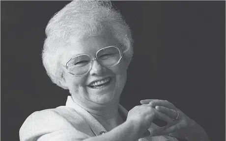  ?? BRUNO SCHLUMBERG­ER ?? Sister Betty Ann Kinsella, pictured, was a woman of deep faith and clear vision, writes Brian Rintoul.