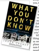  ??  ?? What You Don’t Know JoAnnChane­y Mantle €18.45
