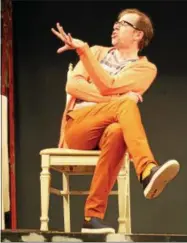  ?? PHOTO PROVIDED ?? Kris Anderson plays Alex More in “Buyer &amp; Cellar.”