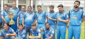  ??  ?? The Indian differentl­yabled cricket team recently won the triseries in Sri Lanka by 21