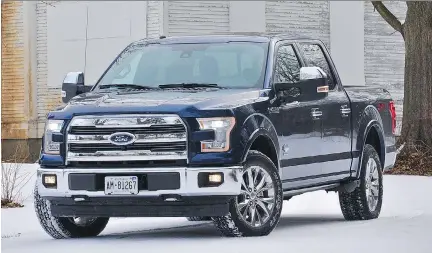  ?? PHOTOS: DEREK MCNAUGHTON/DRIVING ?? The 2017 Ford F-150 EcoBoost can accelerate to 100 km/h in just a hair over six seconds.
