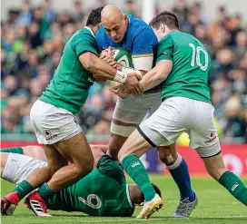  ?? INPHO ?? Driving force: Italy must do without inspiratio­nal captain Sergio Parisse for Ireland’s visit to Rome on Sunday