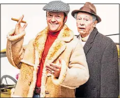  ??  ?? FAMILY FAVES: Tom as Del Boy and Paul as Grandad