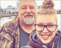  ?? SUBMITTED PHOTO ?? Chris Melanson is shown with his daughter Isabella in a photo uploaded to a GoFundMe campaign. Melanson was one of the victims killed during a boating accident near Beach Point on the weekend, while Isabella was also on the boat.