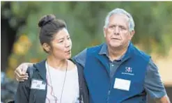  ?? GETTY ?? Les Mo onves and his wife Julie Chen long before Moonves faced charges of sexual harassment.