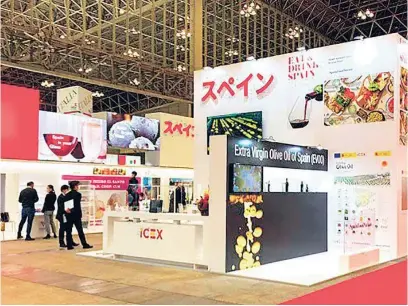  ?? LA RAZÓN ?? Imagen de archivo de la feria agroalimen­taria ‘Foodex’, en Tokio