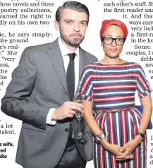  ??  ?? Nick and his wife, the acclaimed novelist Zadie Smith