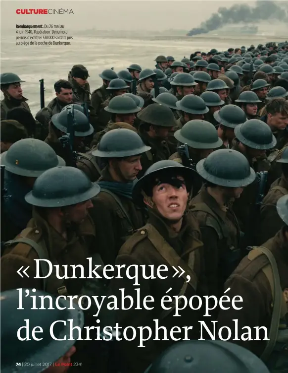  ??  ?? Rembarquem­ent. Du 26 mai au 4 juin 1940, l’opération Dynamo a permis d’exfiltrer 338 000 soldats pris au piège de la poche de Dunkerque.