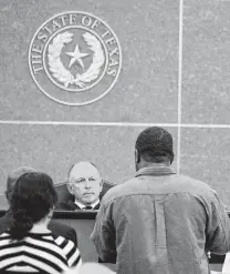  ?? Staff file photo ?? Judge John Phillips of the 314th District Court faces a grievance filed by the Harris County chief public defender, who alleges racial sentencing disparitie­s and statements showing bias.