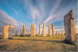  ?? Picture: Wojciech Kruczynski. ?? The Calanais Virtual Reconstruc­tion Project has uncovered new informatio­n about the Isle of Lewis stones.