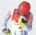  ?? GETTY IMAGES ?? Mikaela Shiffrin won gold in women’s giant slalom but did not medal in the slalom.