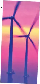  ??  ?? Offshore: Wind turbines Picture: ALAMY