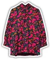  ??  ?? Blouse en polyester, 95 €, Wild.