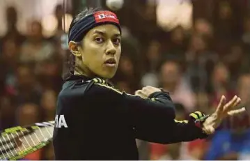  ??  ?? Nicol David will compete in the World Games with Rachel Arnold, Nafiizwan Adnan and Ivan Yuen.