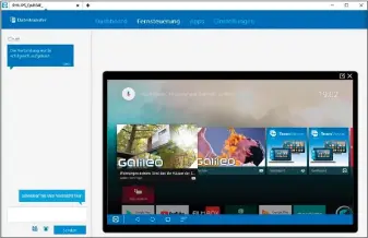  ??  ?? Screenshot­s von Geräten jenseits von PC, Smartphone und Tablet sind nicht immer einfach zu speichern. Bei diesem Smart-tv von Philips hilft die Fernwartun­g Teamviewer.