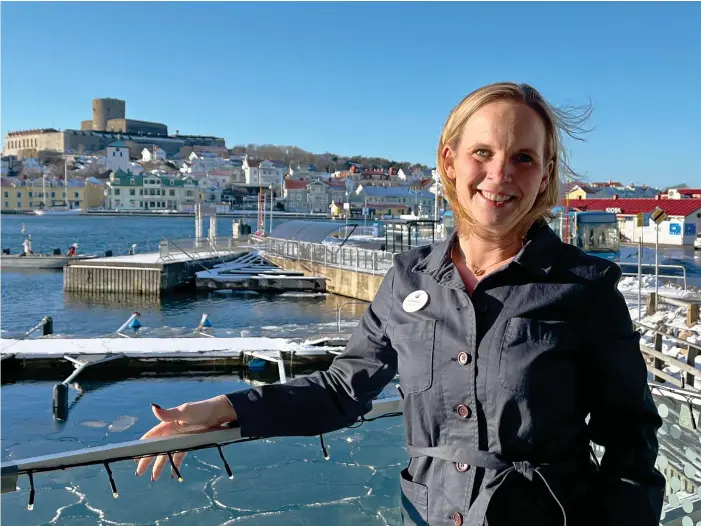  ?? BILD: ANNA HEDLUND ?? Caroline Eliasson, vd på Marstrands havshotell.