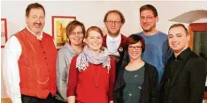  ?? Foto: Nicole Arnold ?? Der Bezirksvor­stand: (von links) Bernhard Weinberger, Bezirksjug­endspreche­rin Eli sabeth Prinz, Lena Eberl, Michael Herz, Melanie Schmidt, Andreas Grandl und Ger hard Böck.