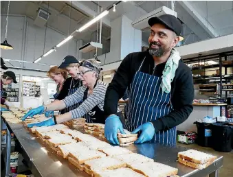 ?? PHOTO: DAVID WHITE/STUFF ?? New Zealand is punching above its weight in the area of social enterprise businesses, such as food delivery outfit Eat My Lunch.
