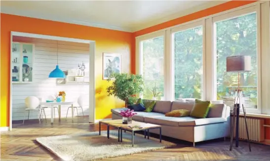  ??  ?? Paint offers a great way to dress up a home with exciting color, and because paint is relatively inexpensiv­e, homeowners can easily repaint as home trends change.