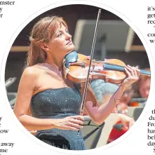  ??  ?? Nicola Benedetti performs at Caird Hall, Dundee in December 2018