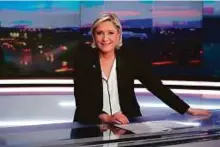  ??  ?? French presidenti­al hopeful Marine Le Pen is facing accusation­s of misusing European Parliament funds.