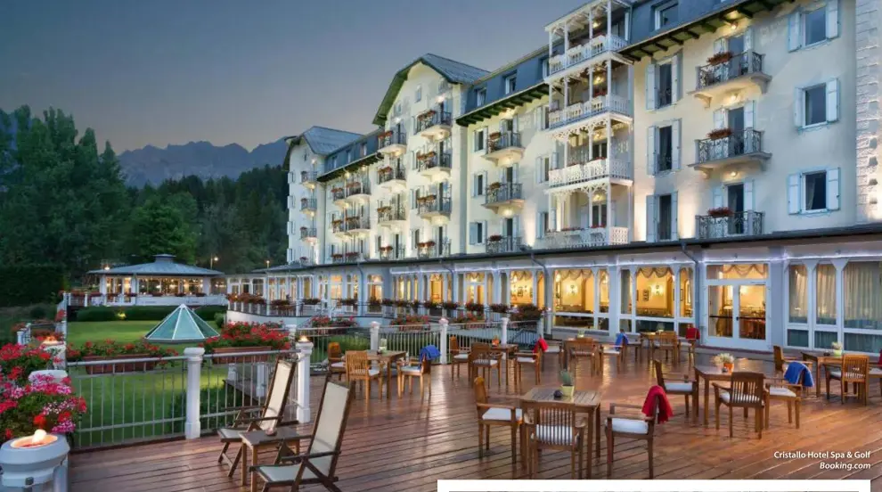  ??  ?? Cristallo Hotel Spa & Golf Booking.com