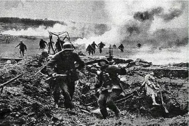  ?? PICTURE: WWW.AMINOAPPS.COM ?? ON THE MOVE: The German spring offensive of March 1918.