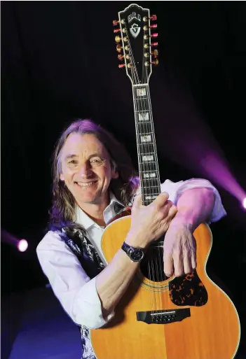  ??  ?? Roger Hodgson says he has a duty to the fans who buy tickets to his show “to give them the best experience.”