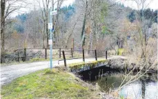  ?? FOTO: OLAF SCHULZE ?? Die Kanalbrück­e am Eingang zum Wappental.