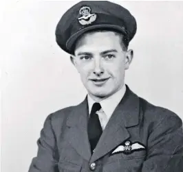  ?? ?? Waughman: his aircraft was blown upside down but after plummeting to 1,000 feet he righted it