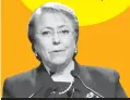  ??  ?? “Es una ideología superada pensar que el Estado, el mercado o las personas por sí solos, serán las bases del desarrollo” MICHELLE BACHELET Presidenta de la República