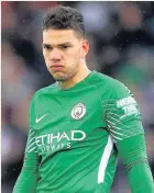  ??  ?? Ederson has been criticised by some City supporters