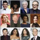  ??  ?? Participat­ing in “We Are One Public” are, top row, from left, Antonio Banderas, Danielle Brooks, Glenn Close and Elvis Costello; second row, from left,, Claire Danes, Jesse Tyler Ferguson, Danai Gurira and Anne Hathaway; third row, from left, John Leguizamo, Audra McDonald, Sandra Oh and David Hyde Pierce