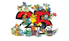  ??  ?? Pokémon 25th anniversar­y logo ... ‘Pretty much nobody over the age of 11 in the year 1999 escaped Pokémon’s gravitatio­nal pull.’ Photograph: The Pokémon Company