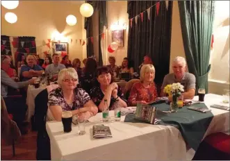  ??  ?? Just a small section of the crowd at the Glenealy Camogie Club Race Night.