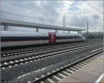  ?? PHOTO BY JOE MATHEWS ?? Whoosh, Indonesia's new high-speed rail line that opened last fall, is the first bullet train in Southeast Asia.