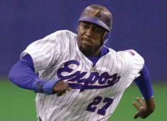  ?? FRANCOIS ROY/THE CANADIAN PRESS ?? Former Montreal Expos outfielder Vladimir Guerrero fell 15 votes short of becoming a first-ballot hall of famer.