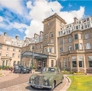 ?? Picture: Steve MacDougall. ?? Hotels such as Gleneagles have benefited from overseas visitors enjoying the weak pound.