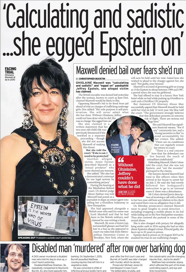  ??  ?? Ghislaine Maxwell at do in 2010
