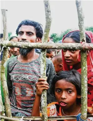  ??  ?? Gewalt gegen die Minderheit der Rohingya in Myanmar nimmt zu