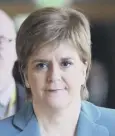  ??  ?? Nicola Sturgeon ‘wants a world free of nuclear weapons’