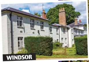  ??  ?? WINDSOR £2.4m bill: The couple are paying back the cost of refurbishi­ng Frogmore Cottage. Right: Their current home