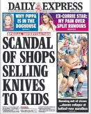  ??  ?? The Daily Express knife crusade