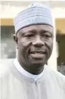  ??  ?? Sani Ndanusa, tennis federation boss