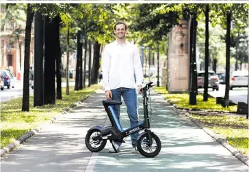  ??  ?? Europa-Chef Axel Lindnér will vermeiden, dass seine E-Bikes (wie einst die Räder des Anbieters Obike) im Wienfluss landen