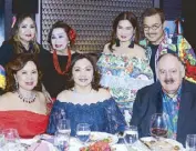  ??  ?? (Seated) Nini Licaros, Alice Samson and Bob Miller; (standing, from left) Marissa Fenton, Nini Layug, 2018 Best Dressed Women of the Philippine­s Style Icon Yoli Ayson and Ito Curata.