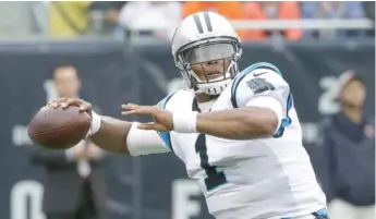  ?? AP ?? With a cooled- off market, free- agent QB Cam Newton is expected to take his time signing with a new team.